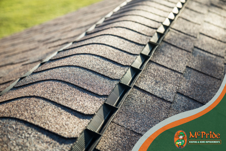 asphalt shingle roof with ridge vents, tulsa roofer